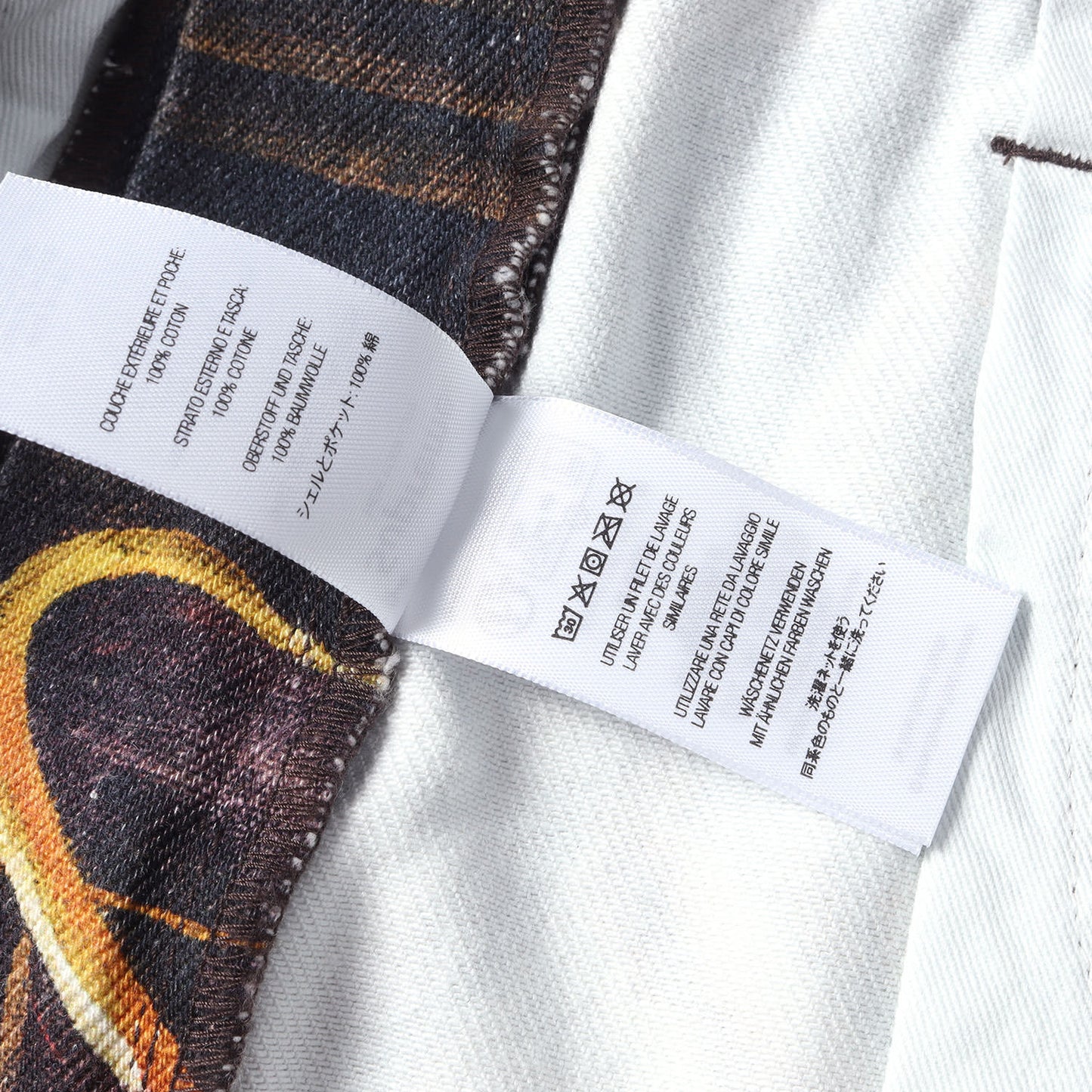 25SS ×Ernie Barnes 総柄グラフィック バギー デニムショーツ(Baggy Denim Short)