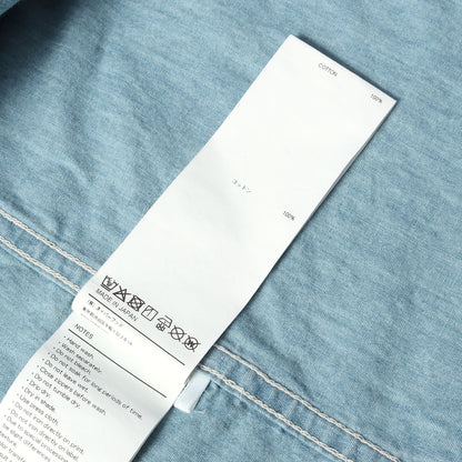 26SS wtvuaロゴ シャンブレーシャツ(CB / LS / COTTON. CHAMBRAY)