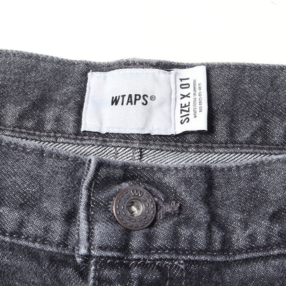 26SS ストーンバイオブリーチ加工 デニムショーツ(BLUES STRAIGHT / SHORTS / COTTON. DENIM)
