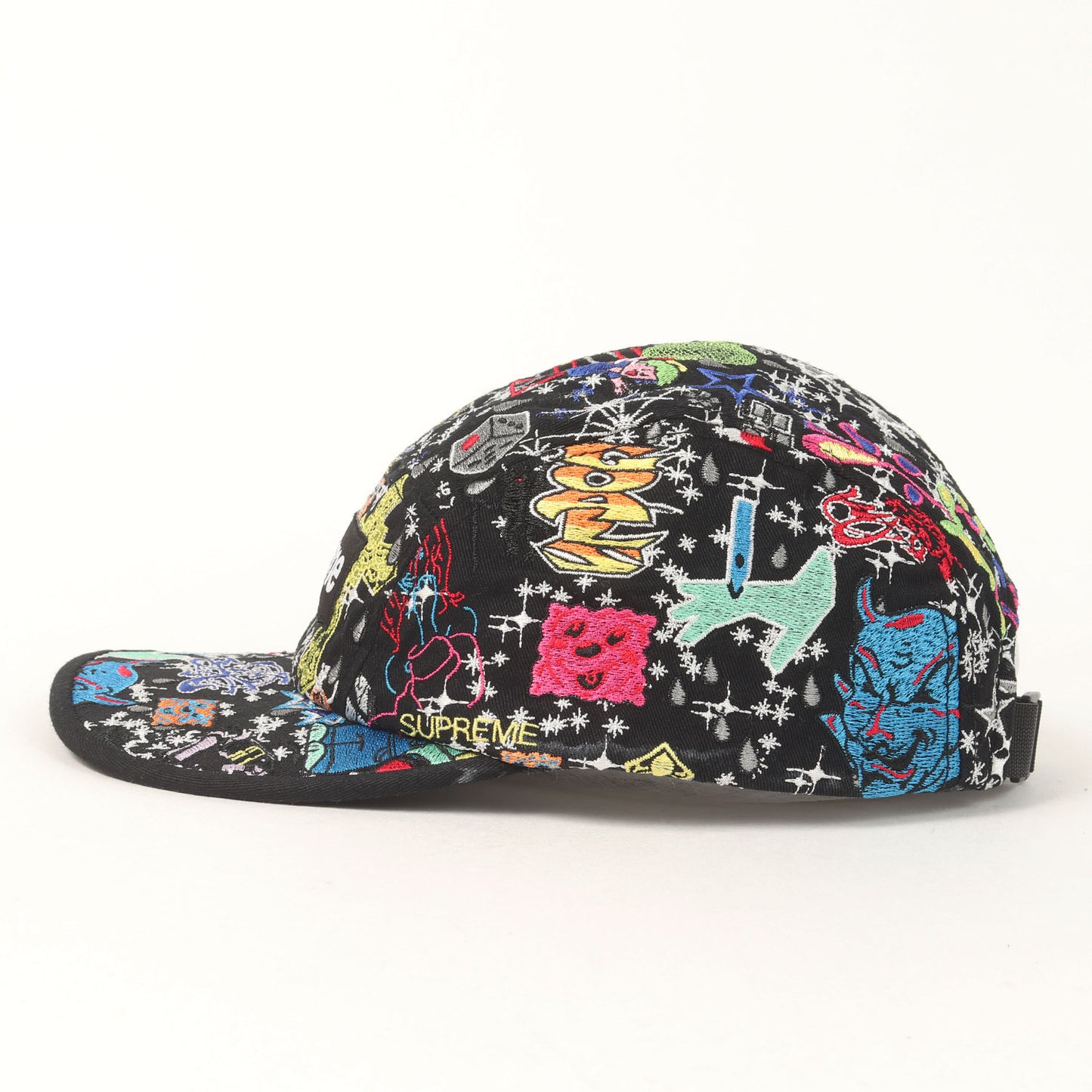 25SS ×葵産業 刺繍総柄 BOXロゴ キャンプキャップ(AOI Embroidered Camp Cap)