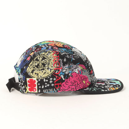 25SS ×葵産業 刺繍総柄 BOXロゴ キャンプキャップ(AOI Embroidered Camp Cap)