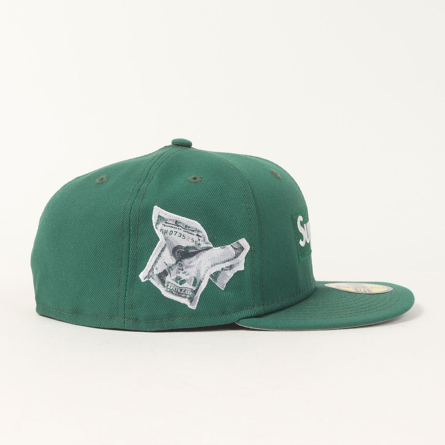 22AW ×NEW ERA ドル札パッチ BOXロゴ ベースボールキャップ(Money Box Logo New Era)
