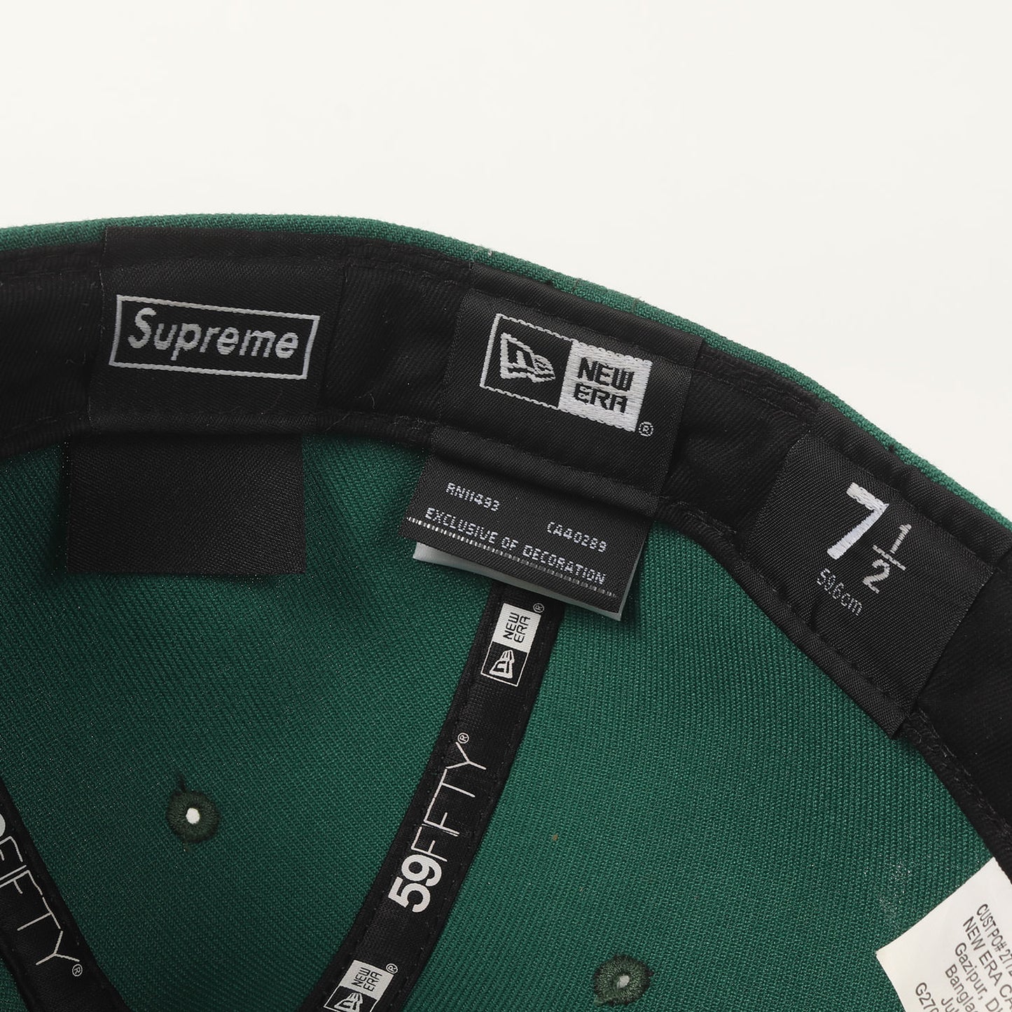 22AW ×NEW ERA ドル札パッチ BOXロゴ ベースボールキャップ(Money Box Logo New Era)