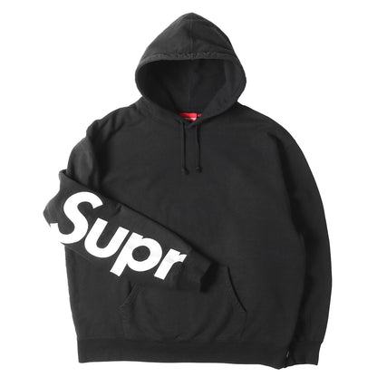 22SS 袖パネルロゴ スウェットパーカー (Cropped Panels Hooded Sweatshirt)