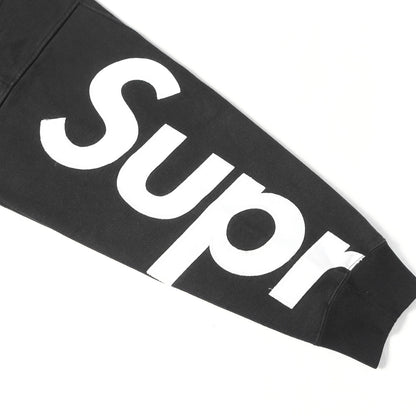 22SS 袖パネルロゴ スウェットパーカー (Cropped Panels Hooded Sweatshirt)