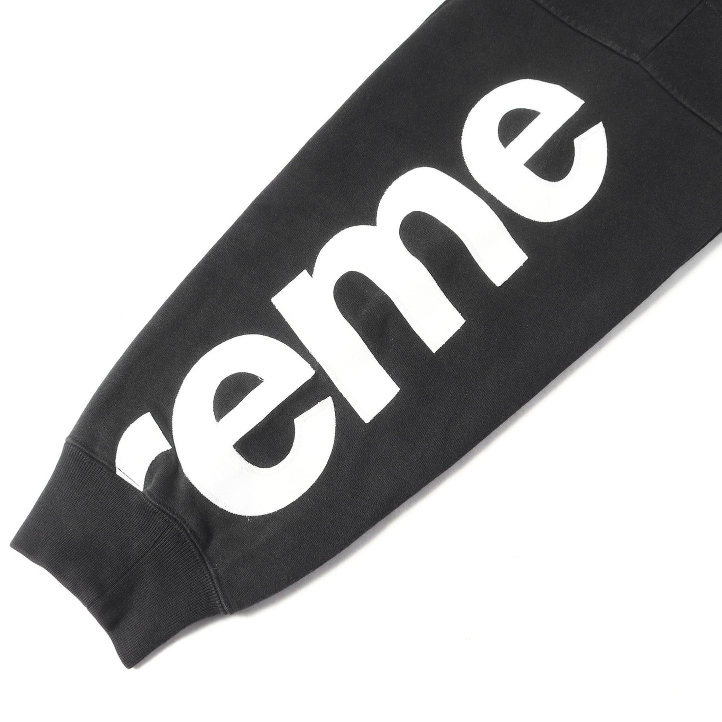 22SS 袖パネルロゴ スウェットパーカー (Cropped Panels Hooded Sweatshirt)