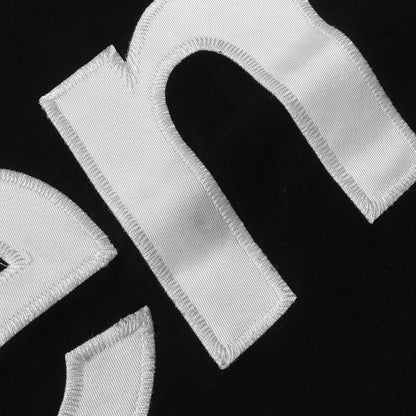 22SS 袖パネルロゴ スウェットパーカー (Cropped Panels Hooded Sweatshirt)