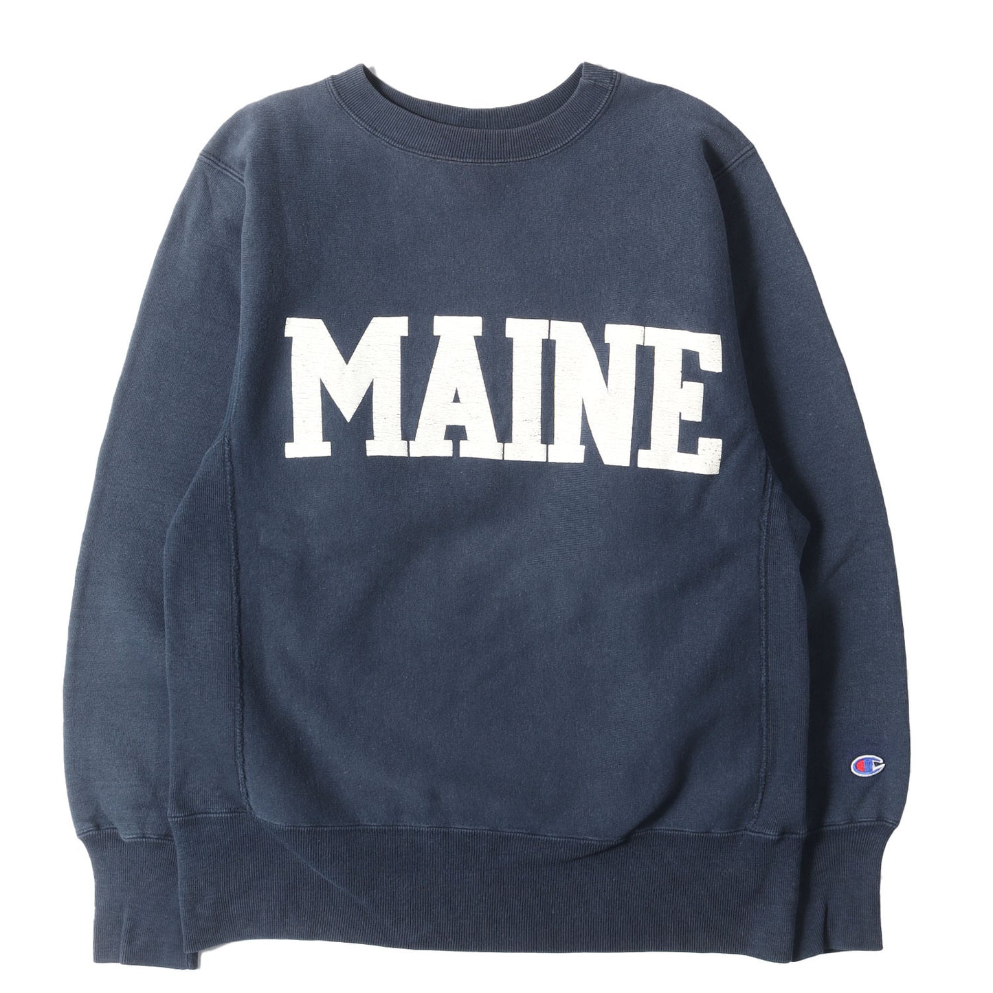 [USA製 刺繍タグ] 90s カレッジロゴ リバースウィーブ スウェット / メイン大学 MAINE