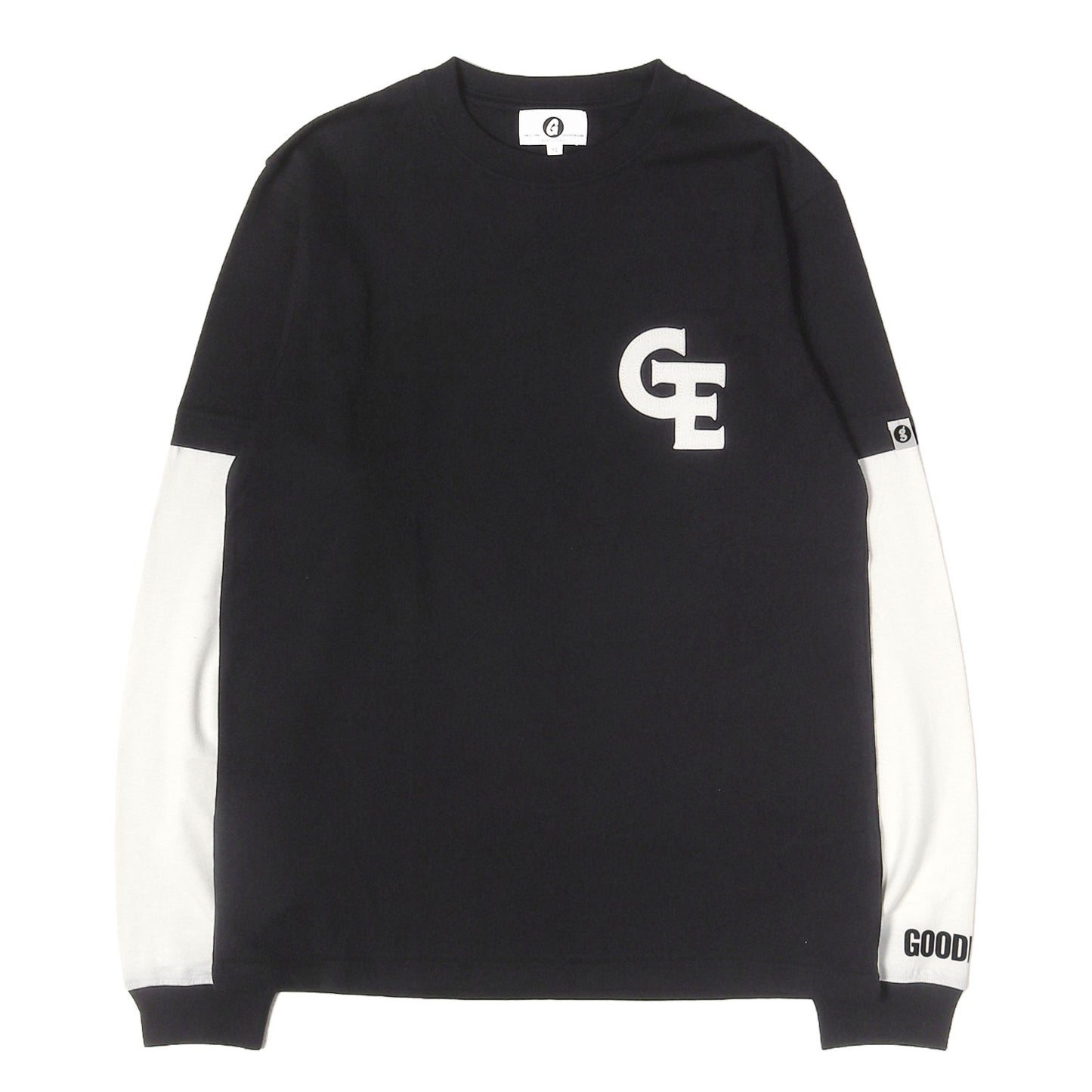 フェルトGEワッペン レイヤード ロングスリーブ Tシャツ
