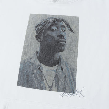 2PAC グラフィック スウェットパーカー
