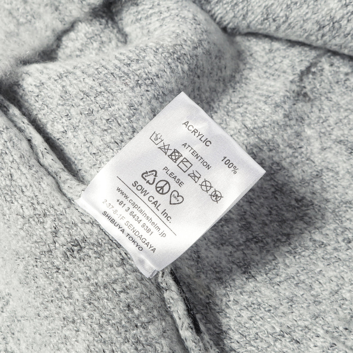 23AW クラッシュ加工 ニット セーター (WORN OUT CREW SWEATER)
