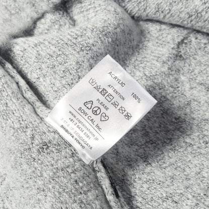 23AW クラッシュ加工 ニット セーター (WORN OUT CREW SWEATER)