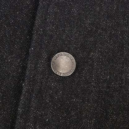 25SS 裏地チェッカー デニム コーチジャケット(38 LOGO DENIM COACH JKT)