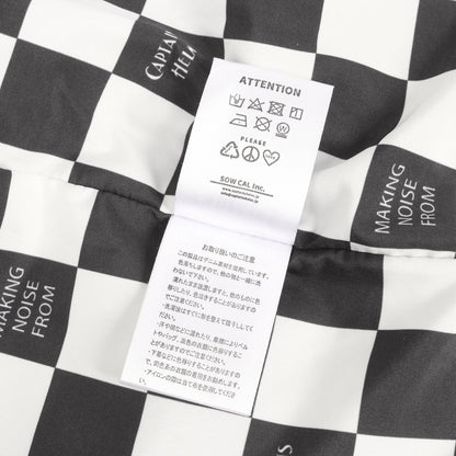 25SS 裏地チェッカー デニム コーチジャケット(38 LOGO DENIM COACH JKT)
