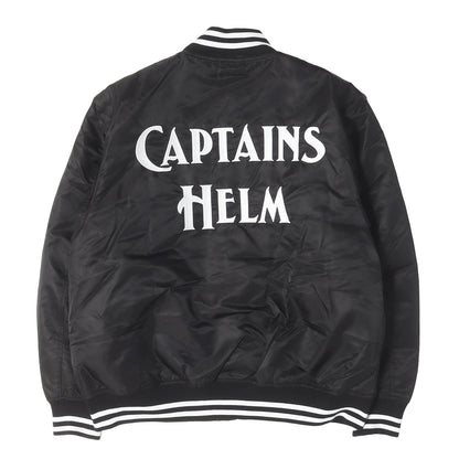 24SS ブランドロゴ ナイロンサテン スタジャン(LOGO STADIUM JACKET)