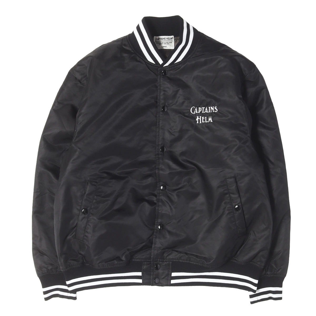 24SS ブランドロゴ ナイロンサテン スタジャン(LOGO STADIUM JACKET)