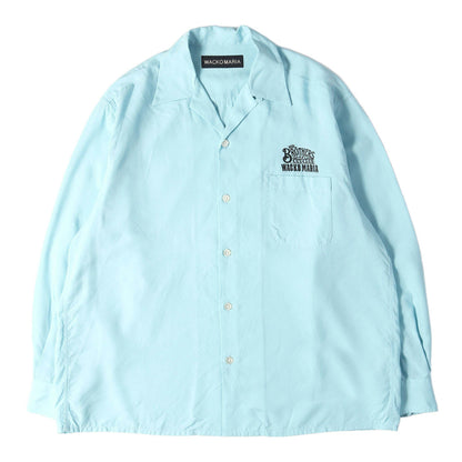 25SS ×MR.BROTHERS CUT CLUB ロゴ刺繍 オープンカラーシャツ(50'S SHIRT)
