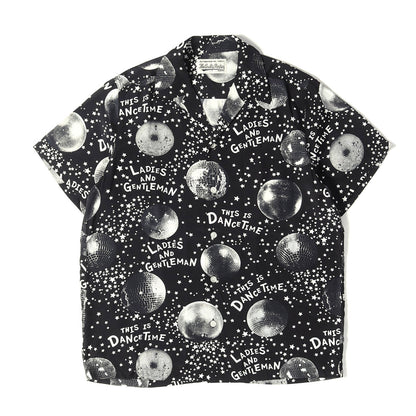 ミラーボール柄 レーヨン ハワイアンシャツ / アロハシャツ(MIRROR BALLS/S HAWAIIAN SHIRTS)