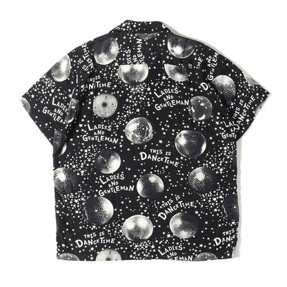 ミラーボール柄 レーヨン ハワイアンシャツ / アロハシャツ(MIRROR BALLS/S HAWAIIAN SHIRTS)