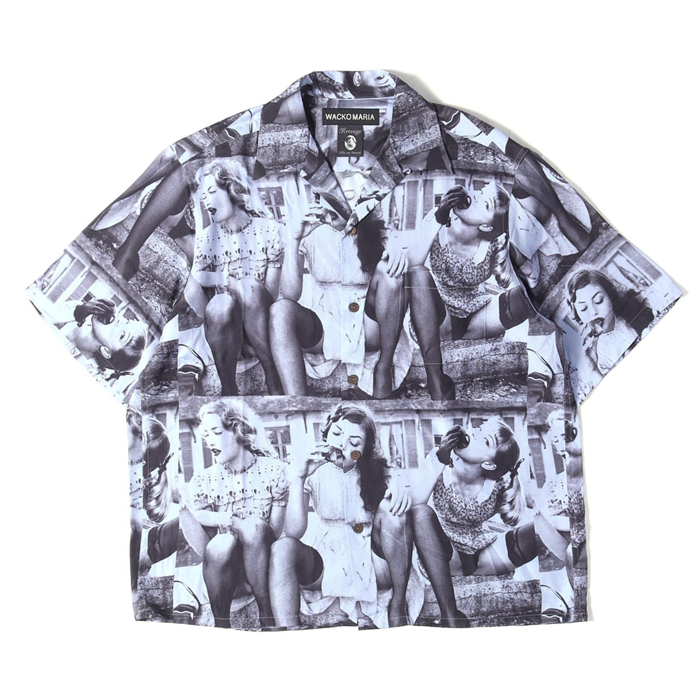 25SS ×Ellen von Unwerth Revenge レーヨン ハワイアンシャツ / アロハシャツ(HAWAIIAN SHIRT)