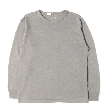 ACVM コットン/リネン ロングスリーブ ニット Tシャツ (COTTON LINEN RAMIE CREW NECK LONG SLEEVE KNIT TEE)