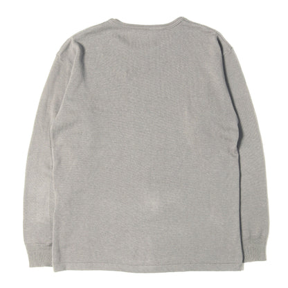 ACVM コットン/リネン ロングスリーブ ニット Tシャツ (COTTON LINEN RAMIE CREW NECK LONG SLEEVE KNIT TEE)