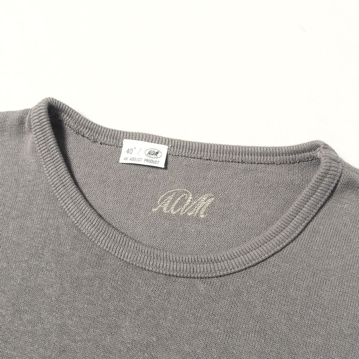 ACVM コットン/リネン ロングスリーブ ニット Tシャツ (COTTON LINEN RAMIE CREW NECK LONG SLEEVE KNIT TEE)