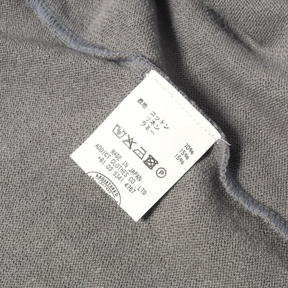 ACVM コットン/リネン ロングスリーブ ニット Tシャツ (COTTON LINEN RAMIE CREW NECK LONG SLEEVE KNIT TEE)