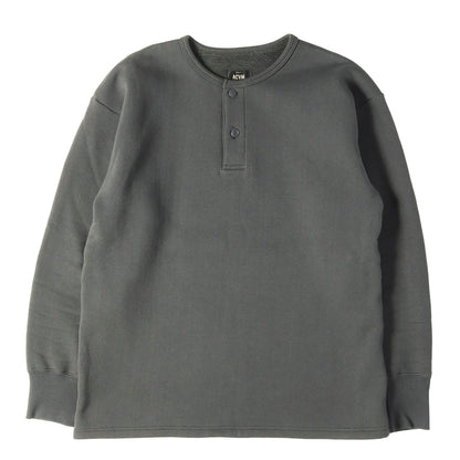 ヘンリーネック スウェット (FLEECE LINED HENLEY-NECK SWEATSHIRTS)