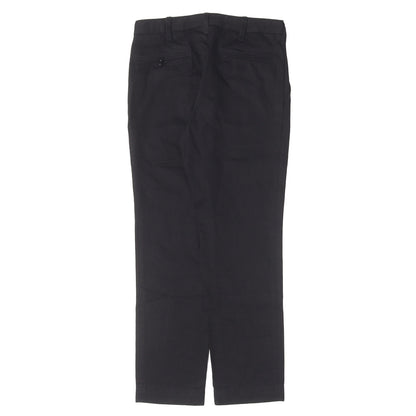 コットン カツラギ 1タック ワークパンツ(SINGLE PLEATED COTTON TWILL TROUSERS)
