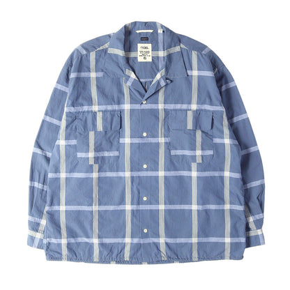 25SS オーバーサイズ オープンカラー パラカ チェックシャツ(PALAKA Check Shirt)