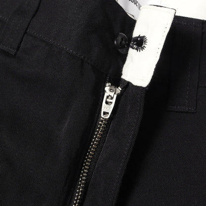 24SS 1タック ワイド ナイロンツイル チノパンツ(Nylon Chino Cloth 1 Tuck Trousers)