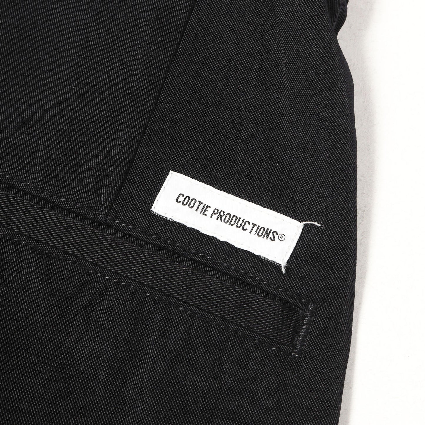 24SS 1タック ワイド ナイロンツイル チノパンツ(Nylon Chino Cloth 1 Tuck Trousers)