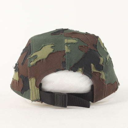 25SS レイヤードカモ BOXロゴ キャンプキャップ(Layered Camo Camp Cap)