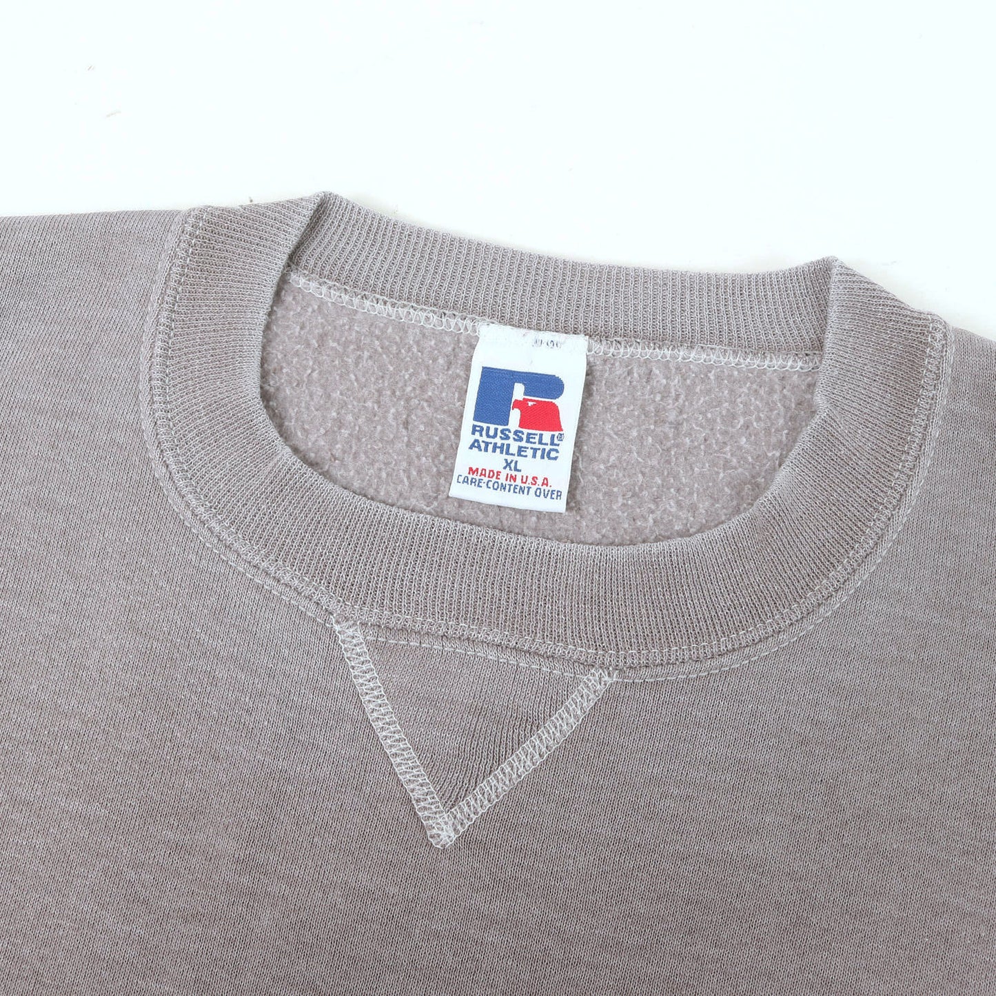 [人気モデル] 90s 無地 前V セットイン スウェットシャツ USA製