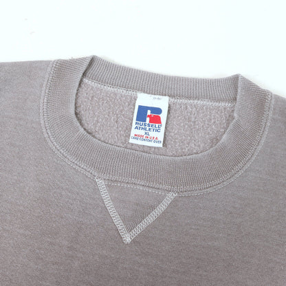 [人気モデル] 90s 無地 前V セットイン スウェットシャツ USA製