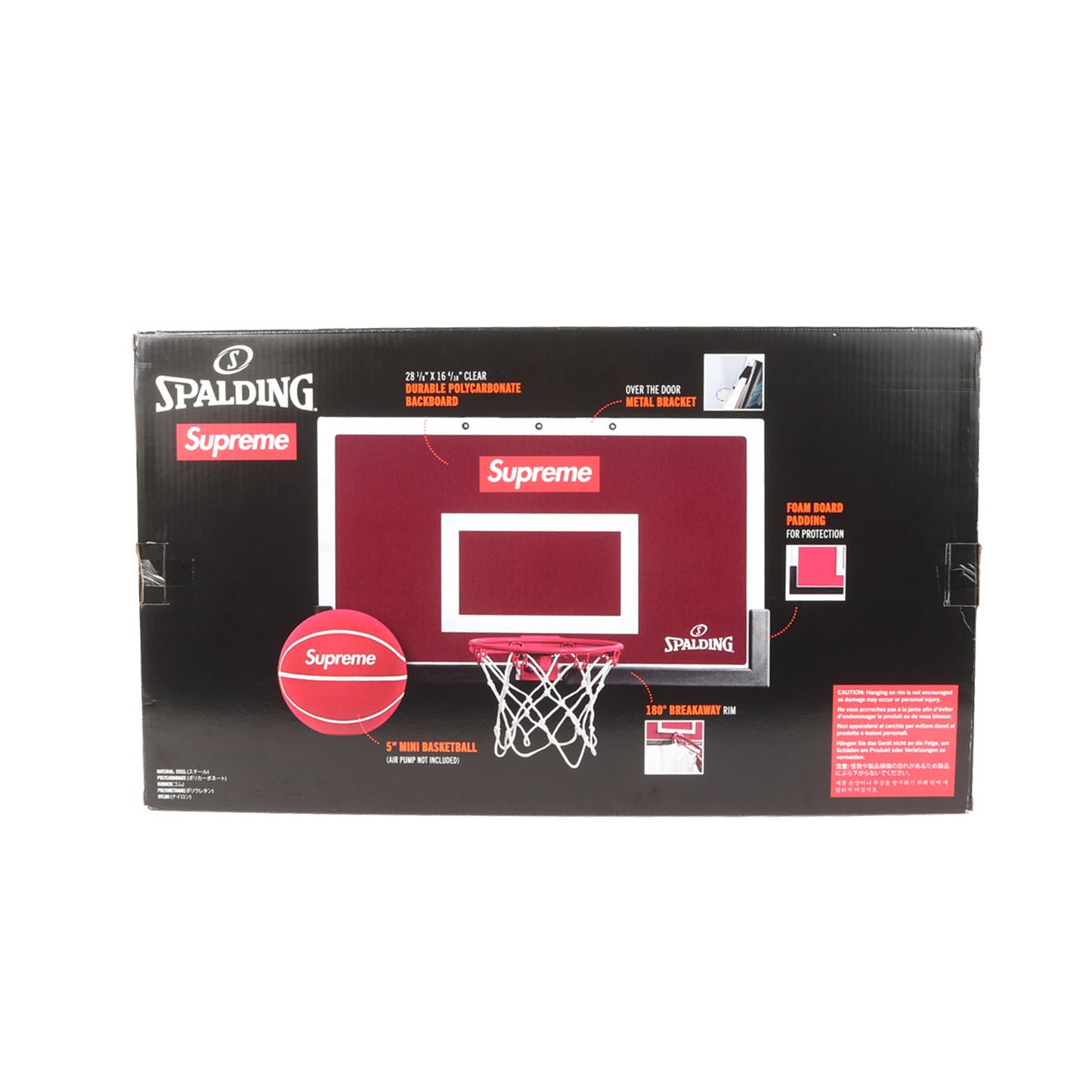 23AW ×SPALDING ミニサイズ バスケットゴール(Mini Basketball Hoop)