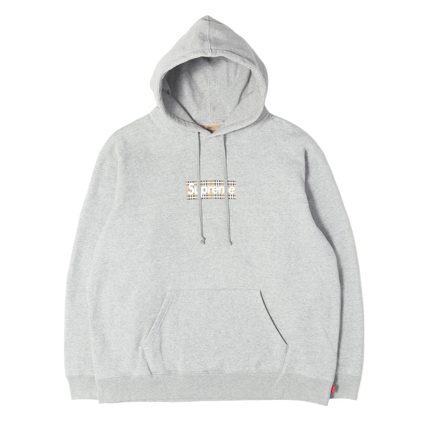 22SS ×Burberry ノバチェック BOXロゴ スウェットパーカー(Box Logo Hooded Sweatshirt)