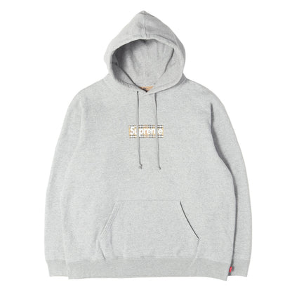 22SS ×Burberry ノバチェック BOXロゴ スウェットパーカー(Box Logo Hooded Sweatshirt)