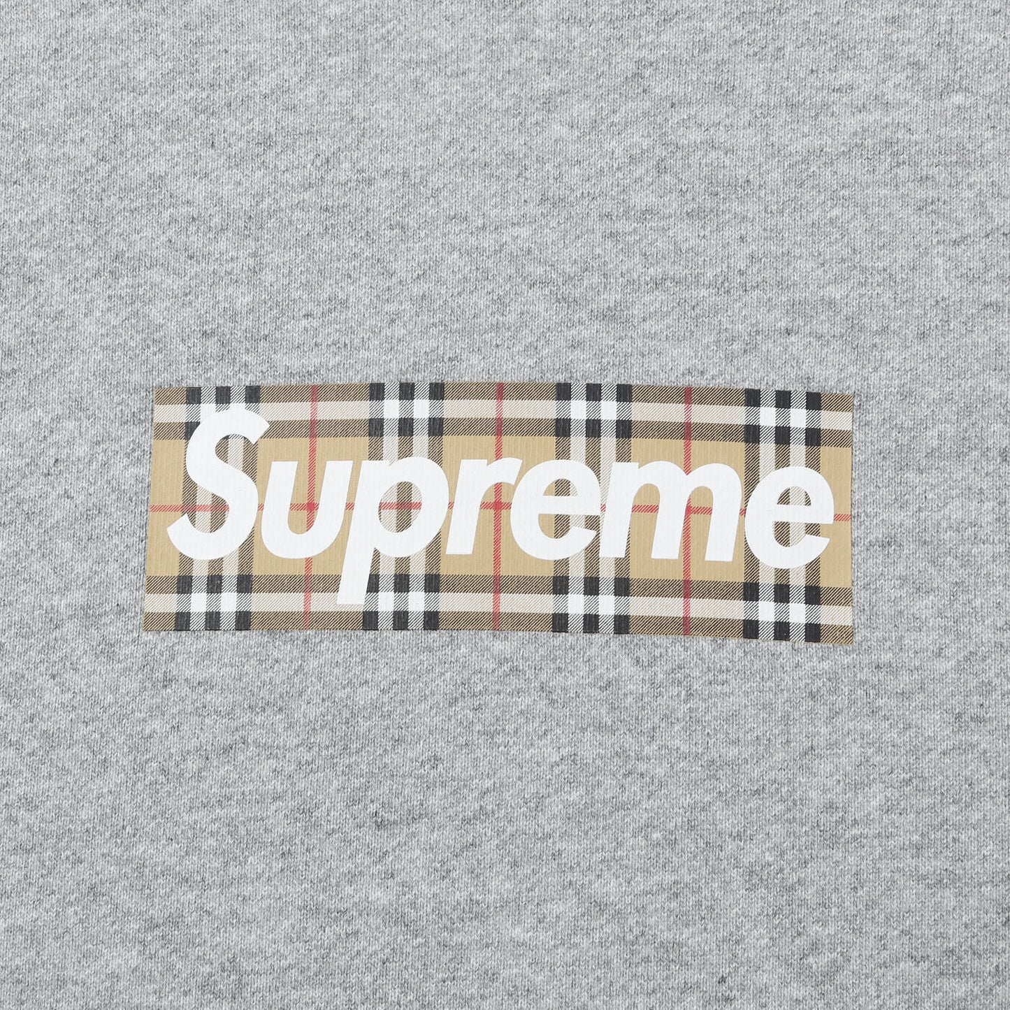 22SS ×Burberry ノバチェック BOXロゴ スウェットパーカー(Box Logo Hooded Sweatshirt)