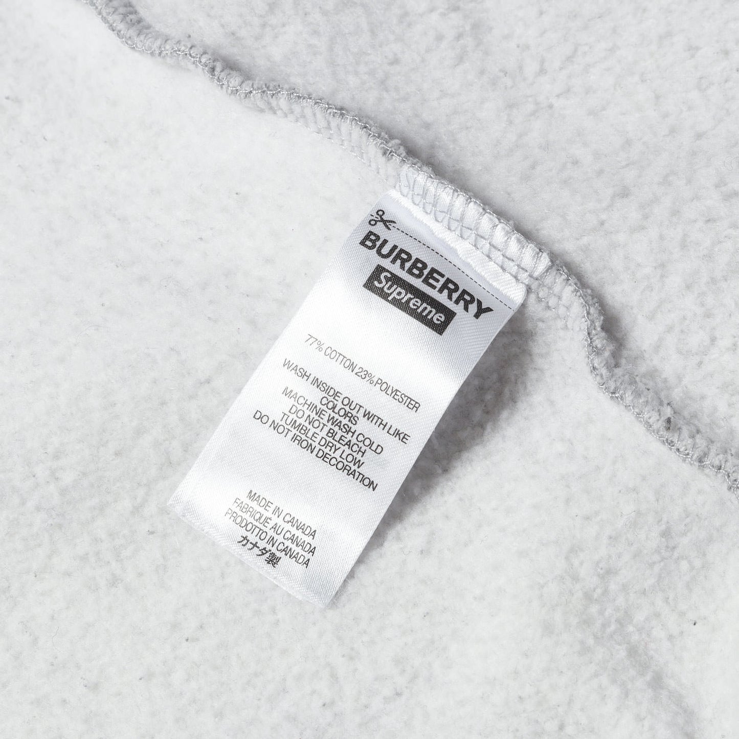 22SS ×Burberry ノバチェック BOXロゴ スウェットパーカー(Box Logo Hooded Sweatshirt)