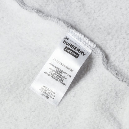 22SS ×Burberry ノバチェック BOXロゴ スウェットパーカー(Box Logo Hooded Sweatshirt)