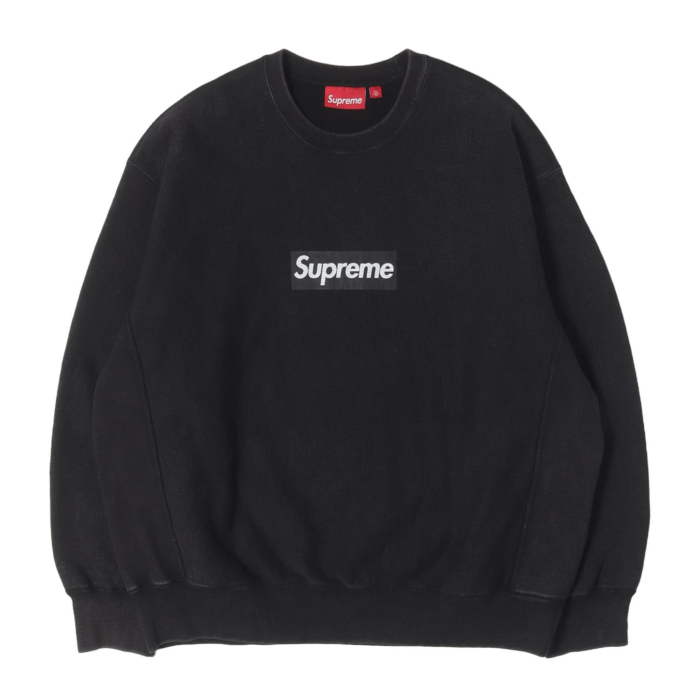 25SS ウォッシュド BOXロゴ クルーネック スウェット(Washed Box Logo Crewneck)
