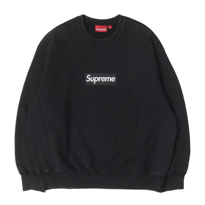 25SS ウォッシュド BOXロゴ クルーネック スウェット(Washed Box Logo Crewneck)