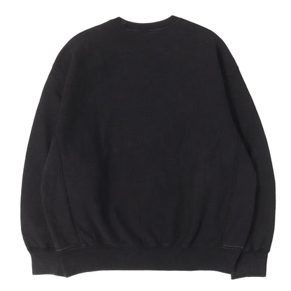 25SS ウォッシュド BOXロゴ クルーネック スウェット(Washed Box Logo Crewneck)