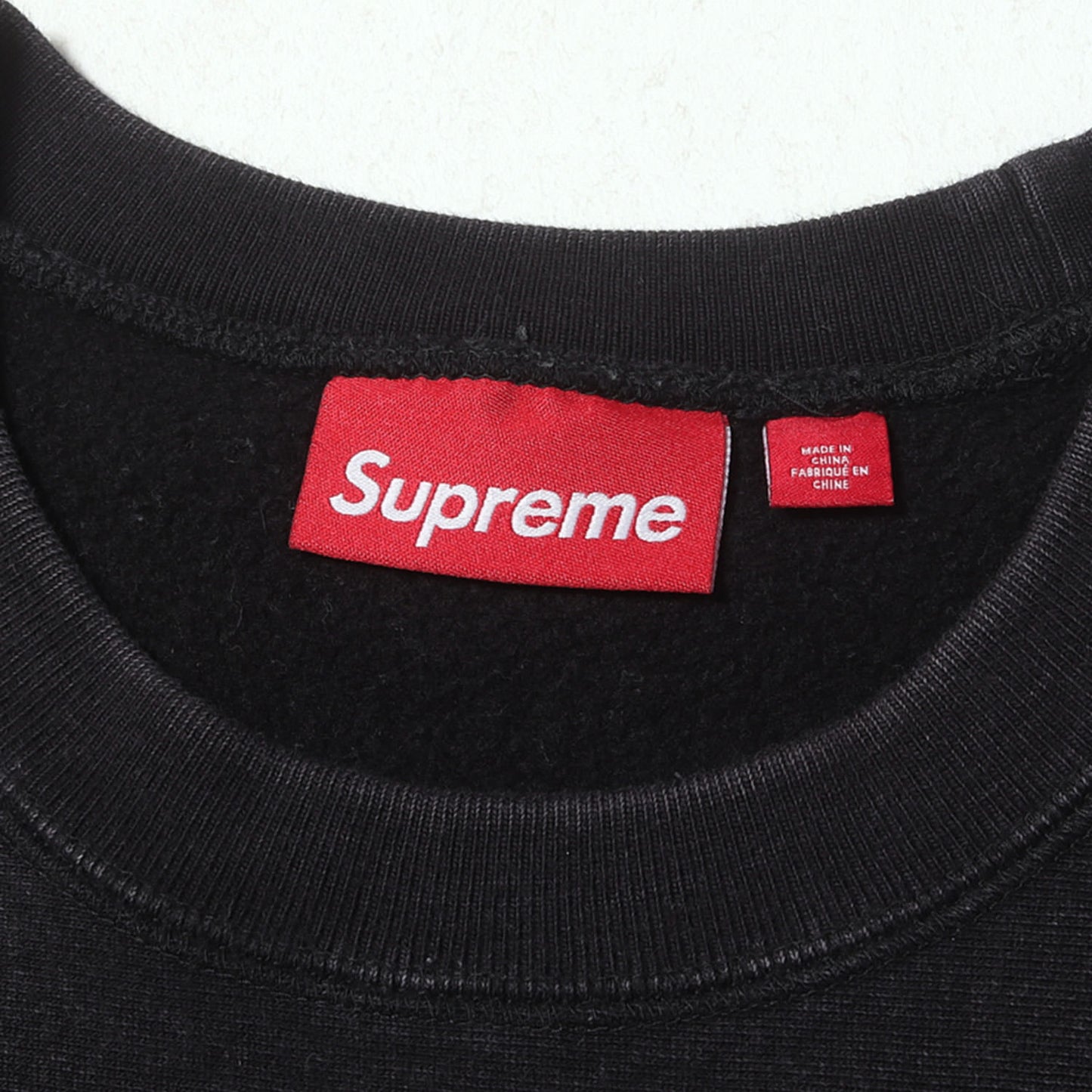 25SS ウォッシュド BOXロゴ クルーネック スウェット(Washed Box Logo Crewneck)
