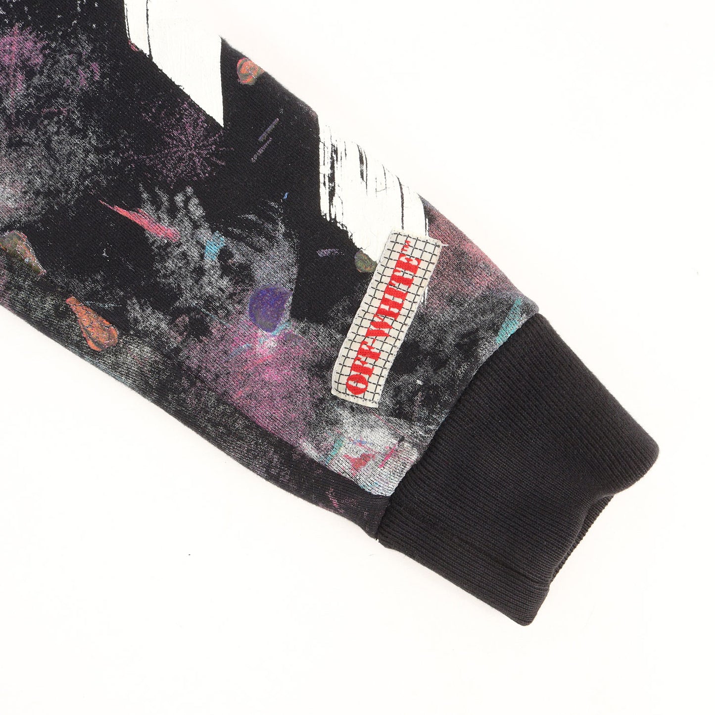 ギャラクシー柄 アローマーク フルジップ スウェットパーカー(Diag Galaxy Brushed Zip Hoodie)