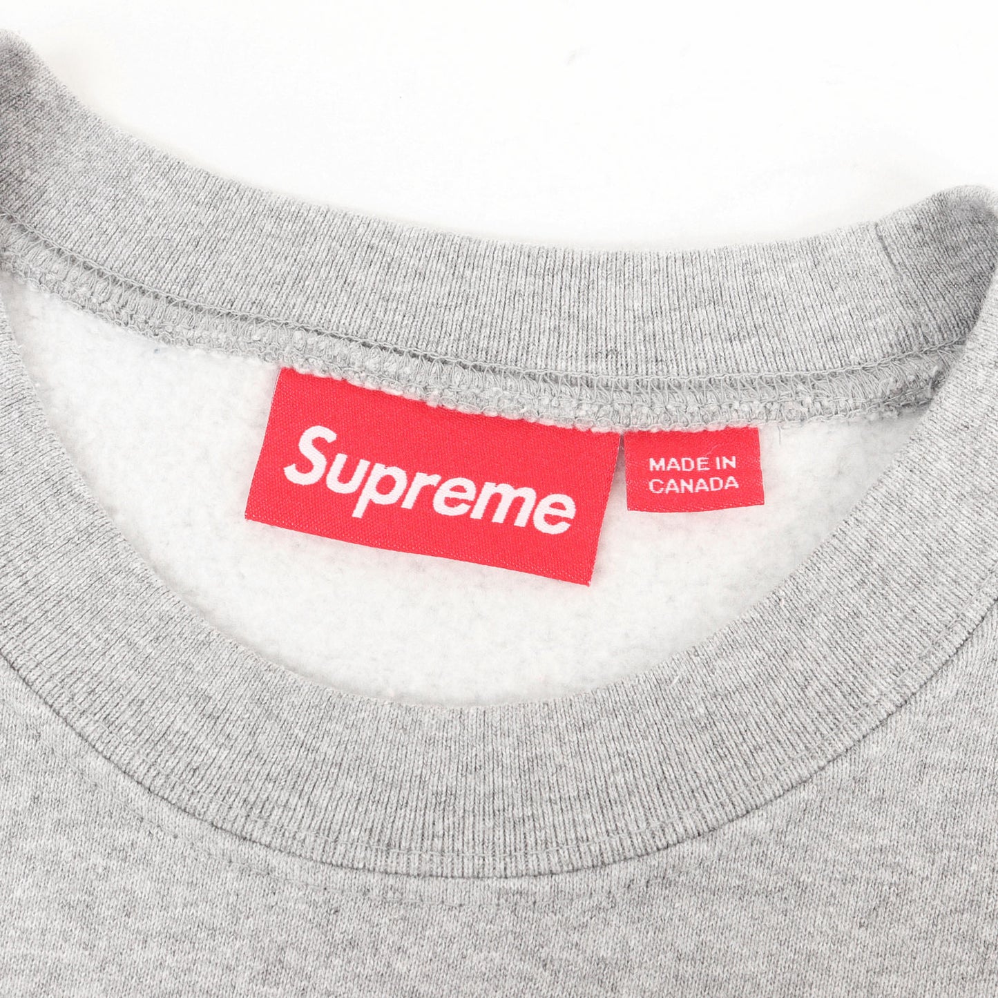 26SS チェックアップリケ アーチロゴ スウェット(Plaid Arc Crewneck)