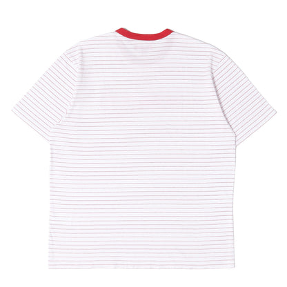 25SS フロッキープリント ボーダー Tシャツ(Bubble S/S Top)