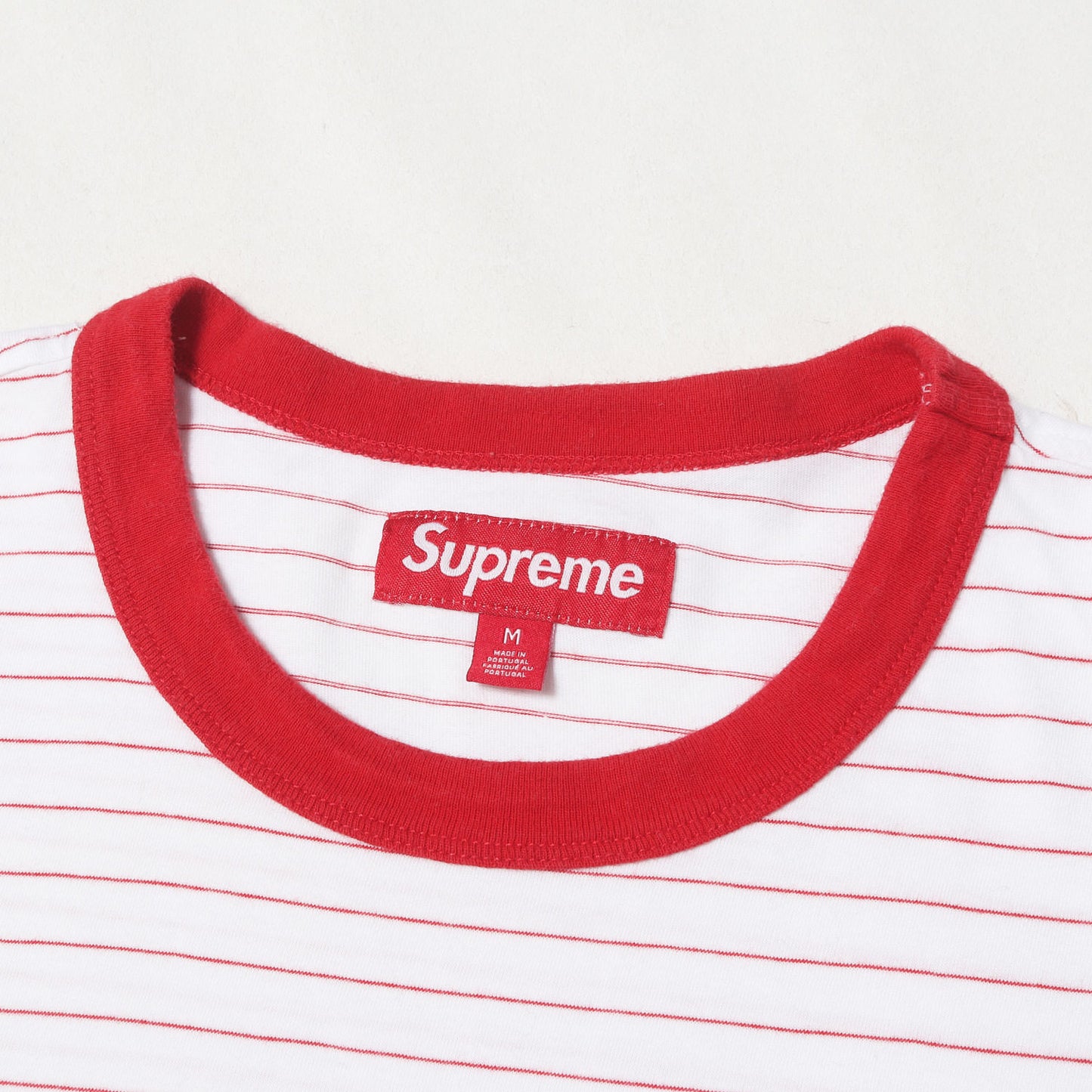 25SS フロッキープリント ボーダー Tシャツ(Bubble S/S Top)